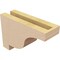 Ekena Millwork 3"W x 9"D x 6"H Classic Newport Rough Cedar Woodgrain TimberThane Corbel, Primed Tan CORUR03X09X06NEWRCPR - alternate 3